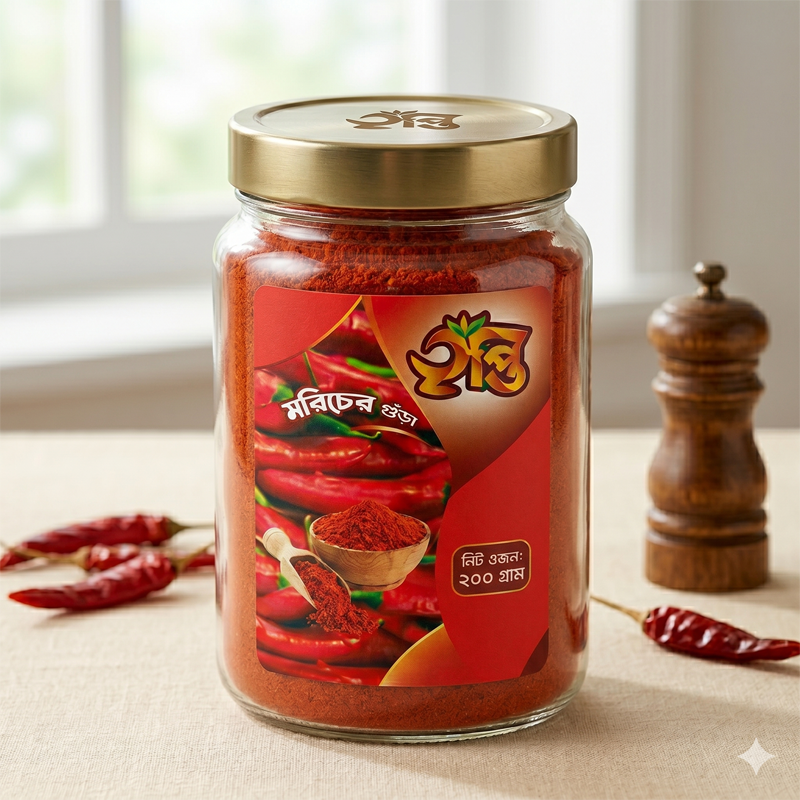 কররানি মরিচ গুঁড়া (জার) ২০০ গ্রাম
